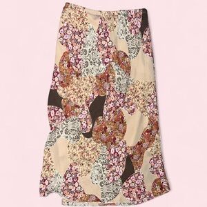 Cute floral Midi Skirt